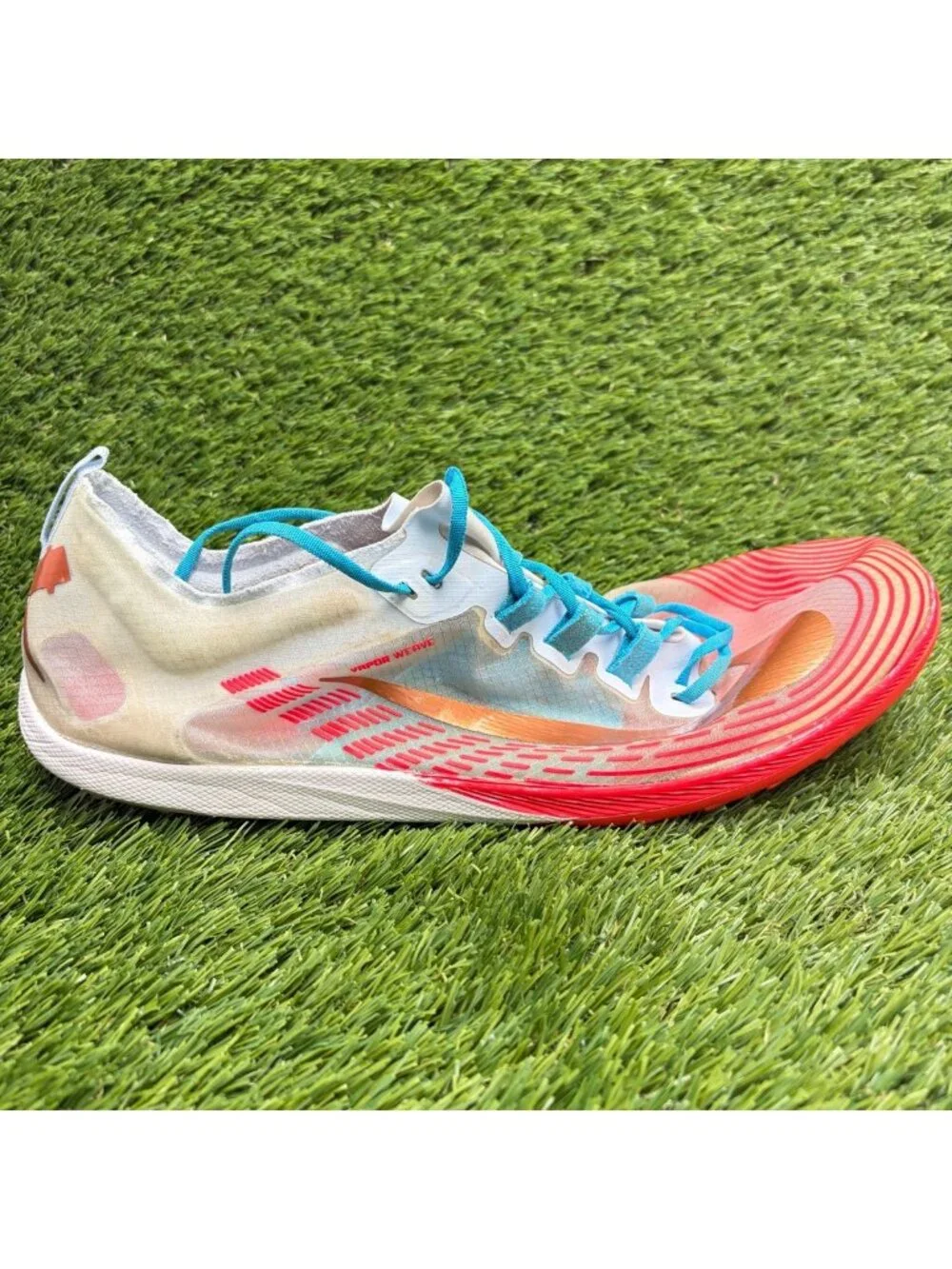 Nike Zoom Victory XC 5 Mens Size 12.5 Red Running Cross Country Spikes Shoes